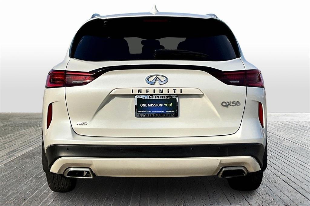 used 2022 INFINITI QX50 car, priced at $27,535