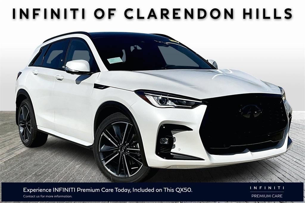 new 2025 INFINITI QX50 car, priced at $52,322