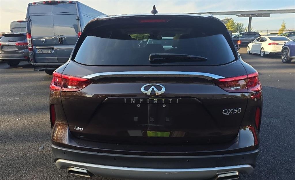 used 2021 INFINITI QX50 car, priced at $27,995