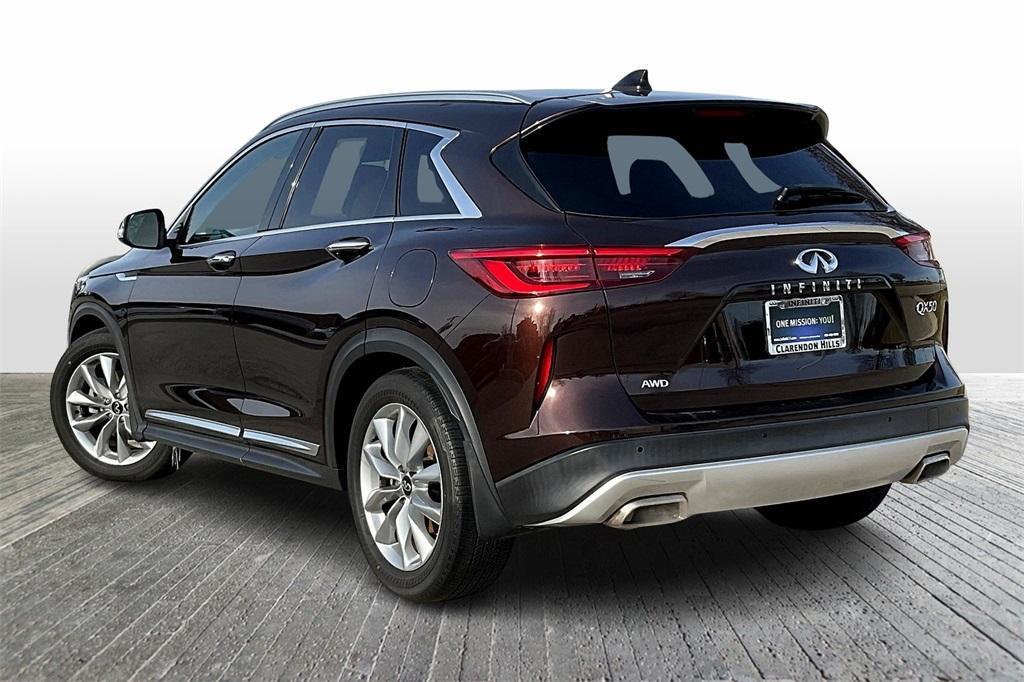 used 2021 INFINITI QX50 car, priced at $28,415