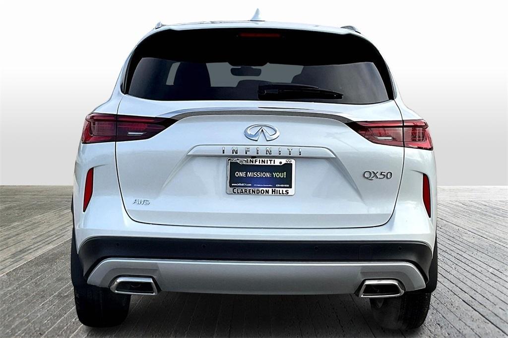 new 2025 INFINITI QX50 car, priced at $48,192