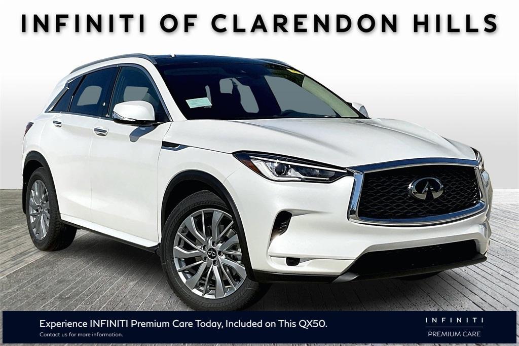 new 2025 INFINITI QX50 car, priced at $48,482