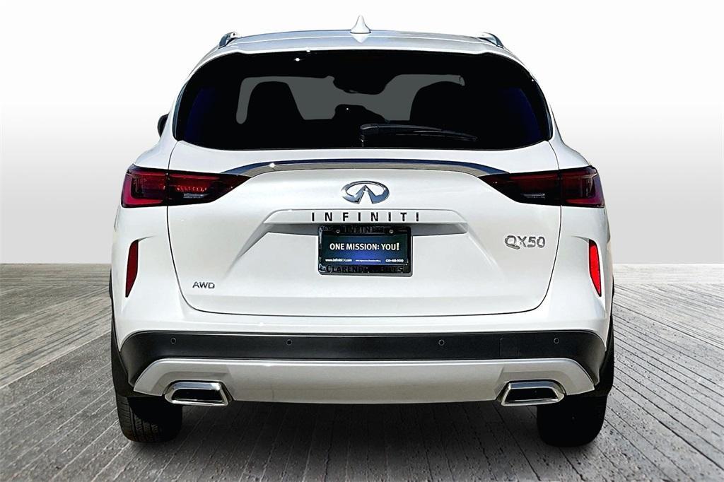 new 2025 INFINITI QX50 car, priced at $48,532