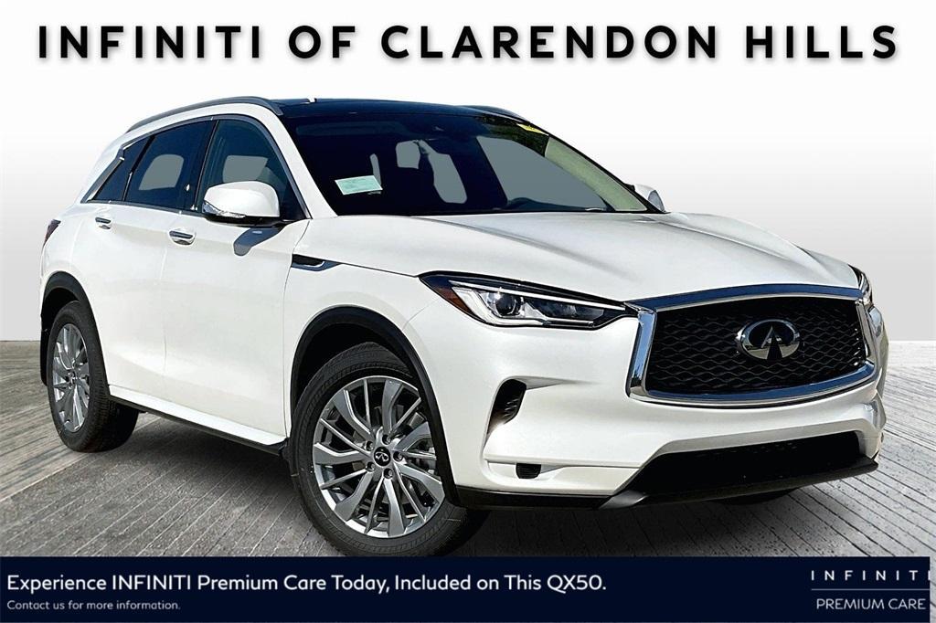 new 2025 INFINITI QX50 car, priced at $48,482