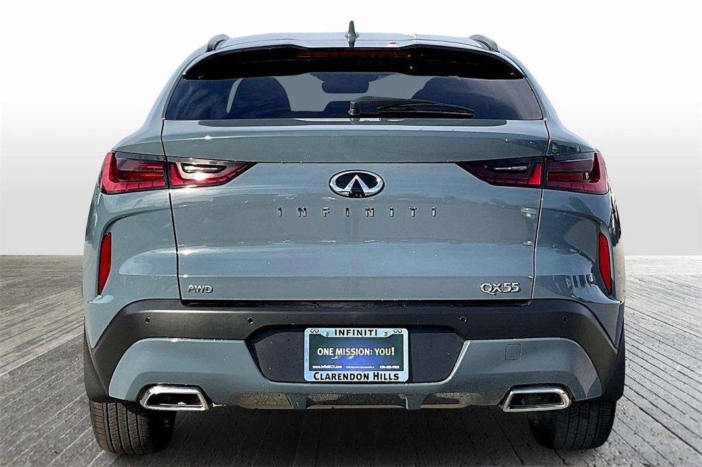 new 2025 INFINITI QX55 car, priced at $49,294