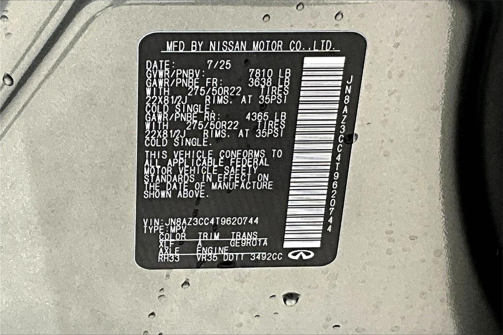 new 2026 INFINITI QX80 car, priced at $113,024