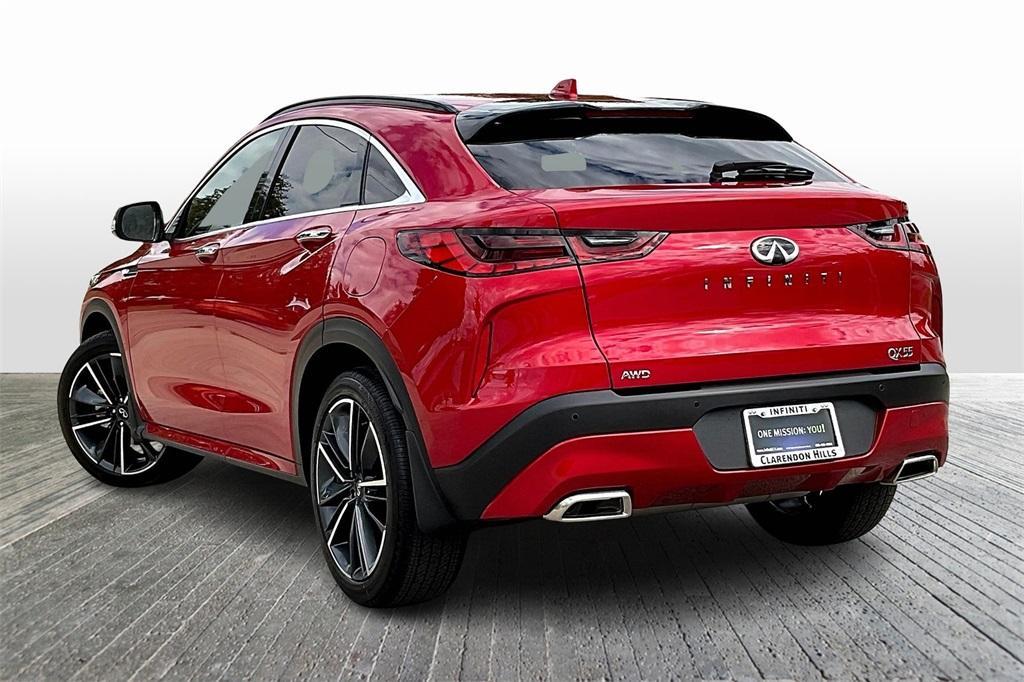 new 2025 INFINITI QX55 car, priced at $55,817