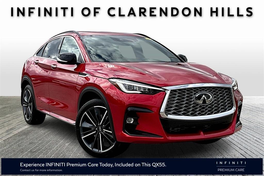 new 2025 INFINITI QX55 car, priced at $55,817
