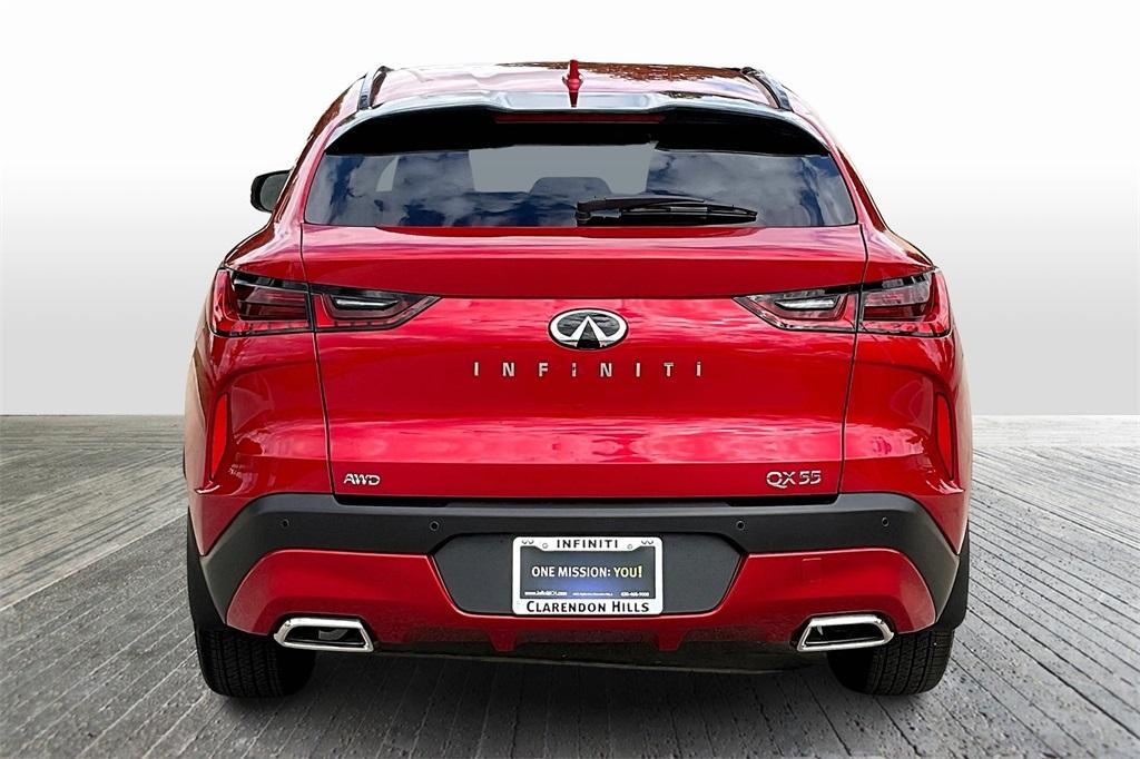 new 2025 INFINITI QX55 car, priced at $55,817