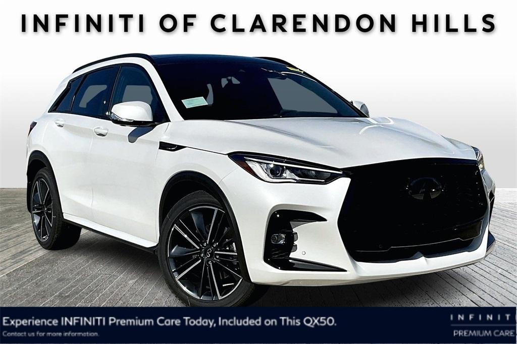 new 2025 INFINITI QX50 car, priced at $52,321