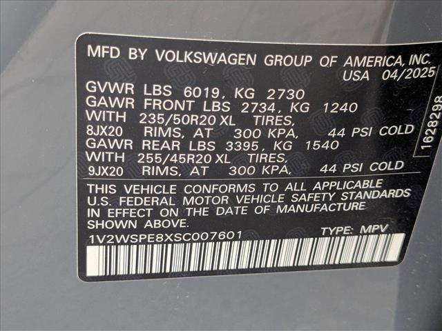 new 2025 Volkswagen ID.4 car, priced at $51,261