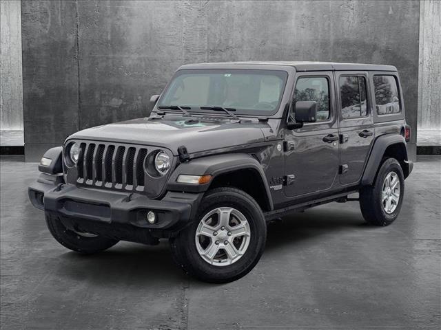 used 2021 Jeep Wrangler Unlimited car, priced at $33,497