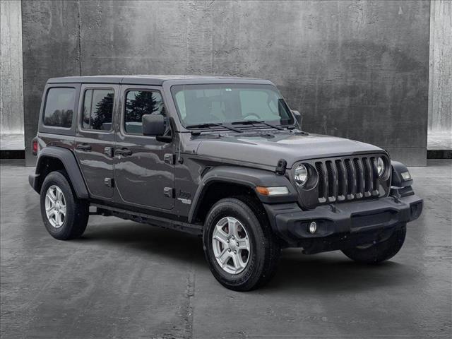 used 2021 Jeep Wrangler Unlimited car, priced at $33,497