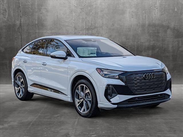 new 2024 Audi Q4 e-tron Sportback car, priced at $66,005