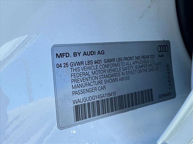 new 2025 Audi A3 car, priced at $42,945