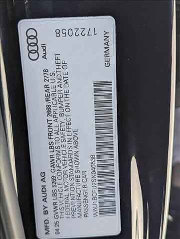 new 2025 Audi A5 car, priced at $54,025