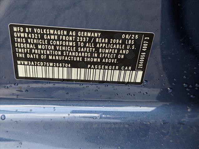 new 2025 Volkswagen Golf GTI car, priced at $40,469