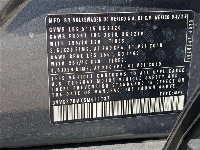 new 2025 Volkswagen Tiguan car, priced at $37,775