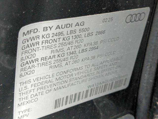 new 2025 Audi Q5 car, priced at $59,442