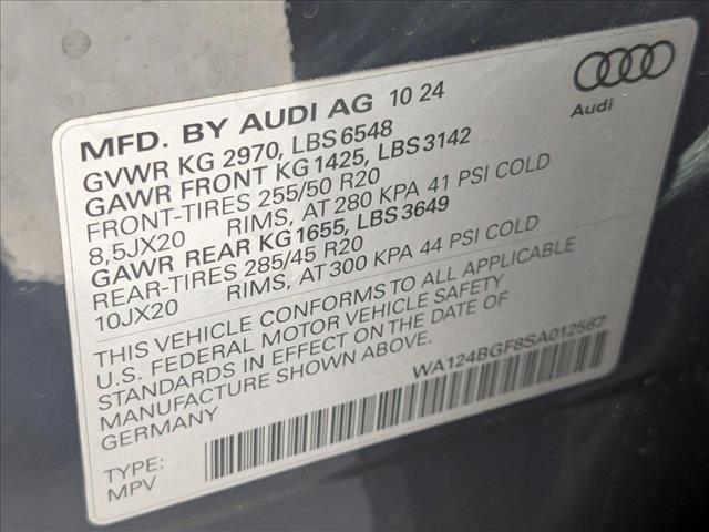 new 2025 Audi Q6 e-tron car, priced at $75,155