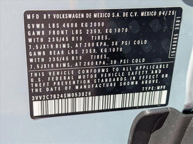 new 2025 Volkswagen Taos car, priced at $30,485