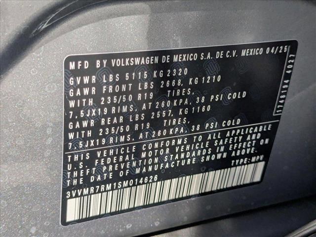 new 2025 Volkswagen Tiguan car, priced at $35,621