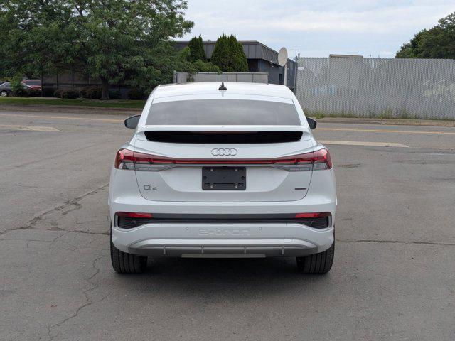 new 2025 Audi Q4 e-tron Sportback car, priced at $59,285