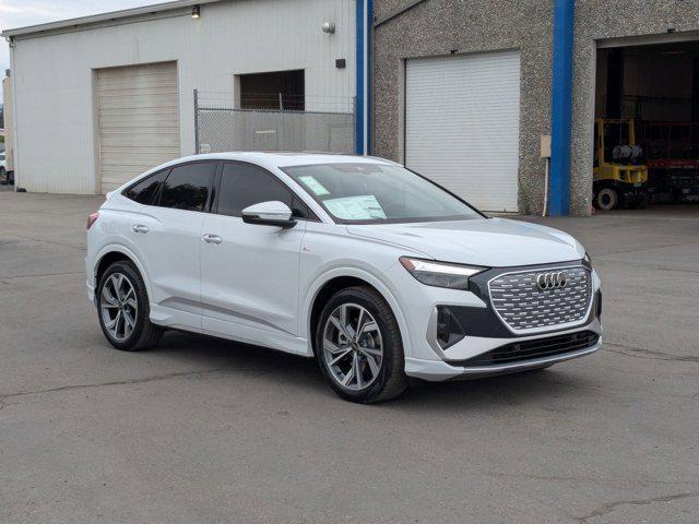 new 2025 Audi Q4 e-tron Sportback car, priced at $59,285