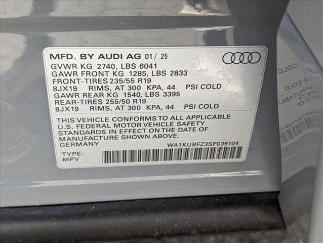new 2025 Audi Q4 e-tron car, priced at $58,030
