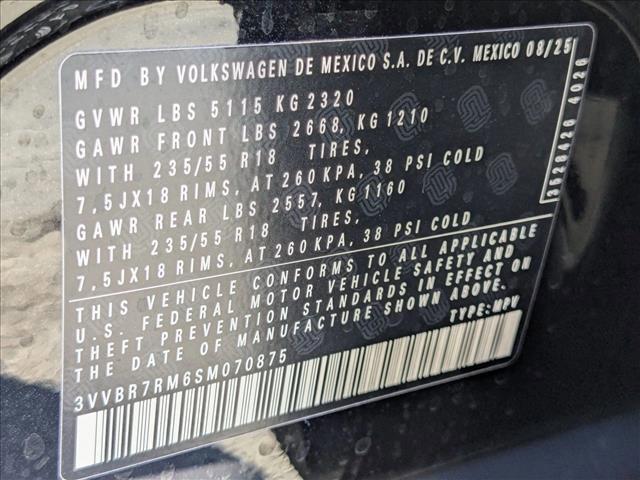 new 2025 Volkswagen Tiguan car, priced at $32,685