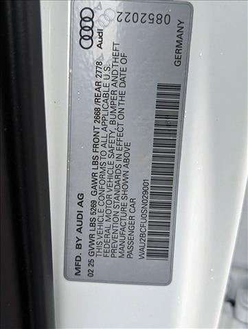 new 2025 Audi A5 car, priced at $57,575