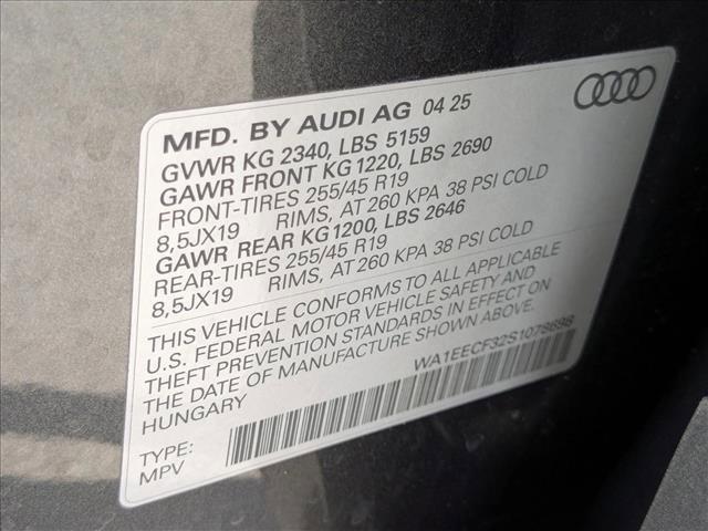 new 2025 Audi Q3 car, priced at $45,784