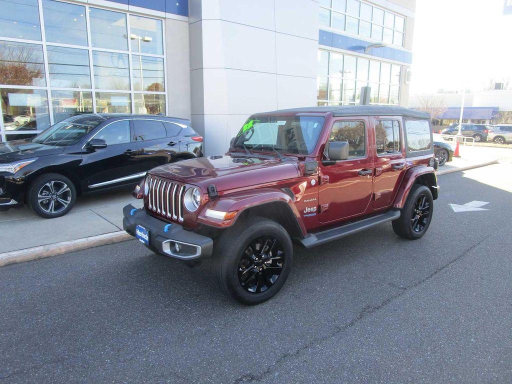 used 2022 Jeep Wrangler Unlimited 4xe car, priced at $25,998