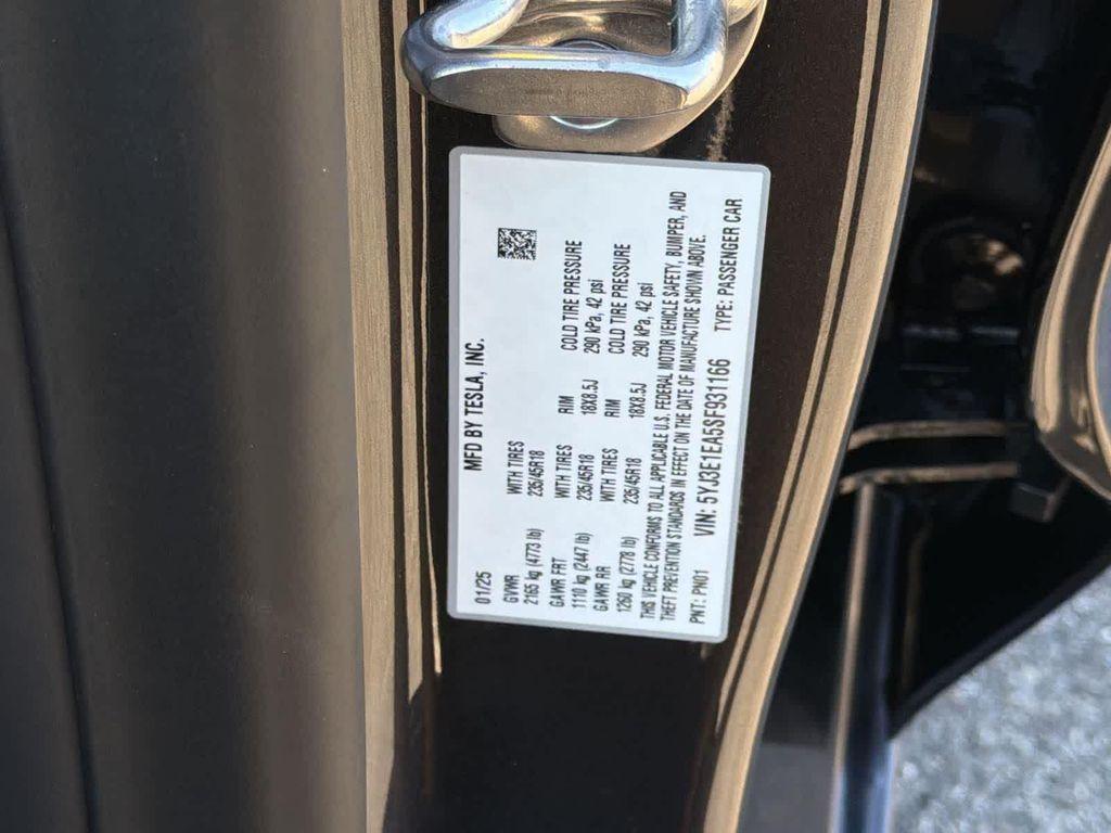 used 2025 Tesla Model 3 car, priced at $36,442