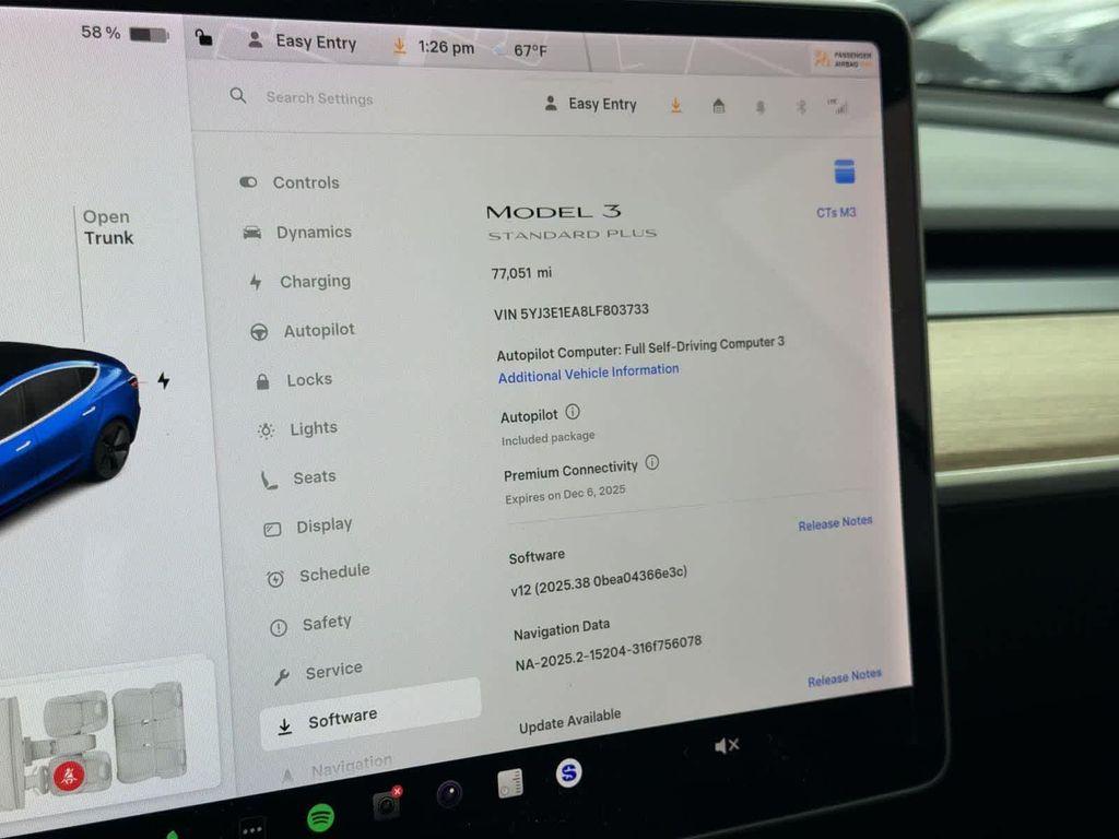 used 2020 Tesla Model 3 car, priced at $18,333