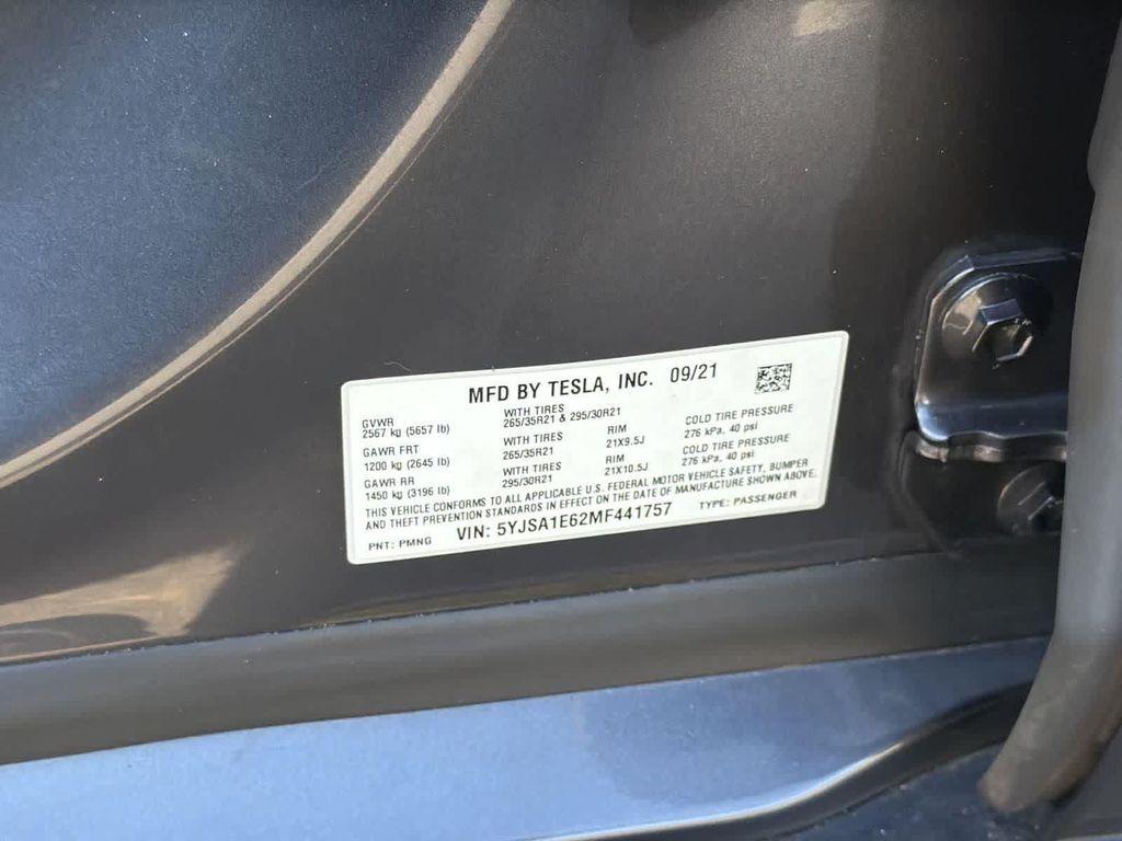 used 2021 Tesla Model S car, priced at $49,600