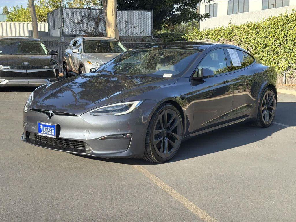 used 2021 Tesla Model S car, priced at $49,600