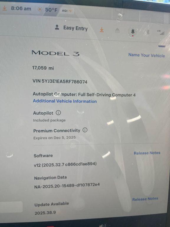 used 2024 Tesla Model 3 car, priced at $33,994