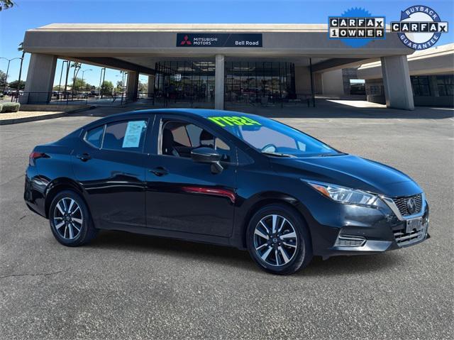 used 2021 Nissan Versa car, priced at $14,287