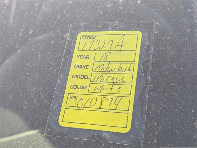 used 2018 Mitsubishi Mirage car, priced at $4,987