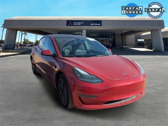 used 2023 Tesla Model 3 car, priced at $23,986