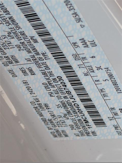 used 2018 Ford Escape car, priced at $14,986