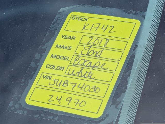 used 2018 Ford Escape car, priced at $14,986