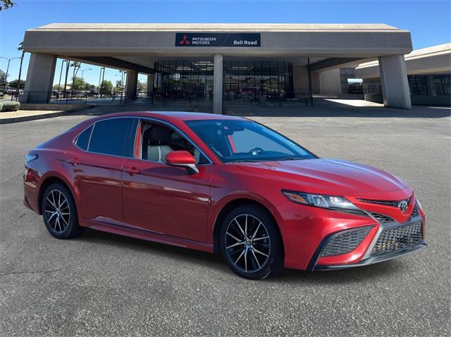 used 2021 Toyota Camry car, priced at $20,197