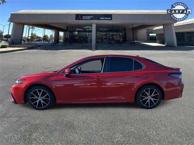 used 2021 Toyota Camry car, priced at $18,928