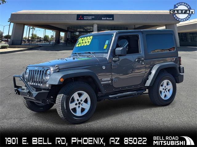 used 2017 Jeep Wrangler car, priced at $16,498