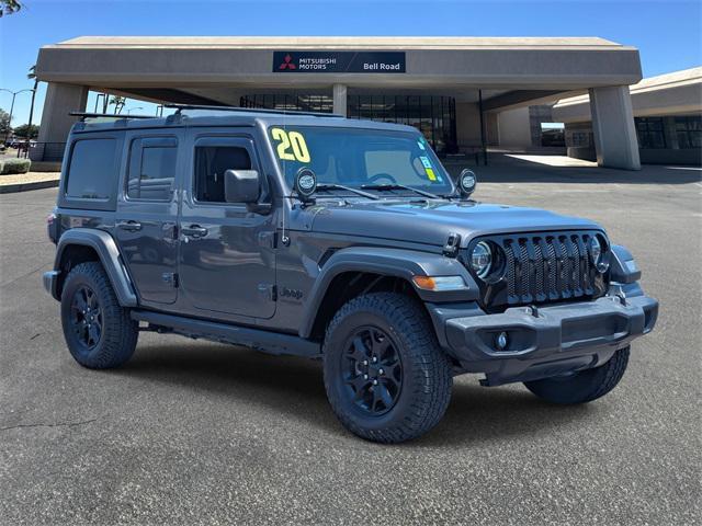 used 2020 Jeep Wrangler Unlimited car, priced at $29,658