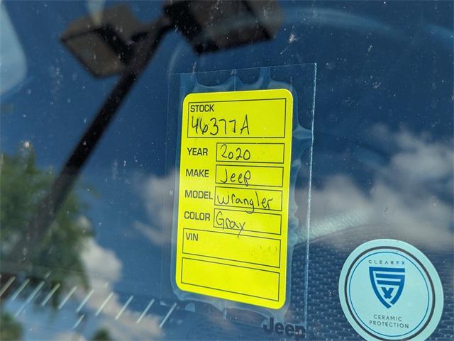 used 2020 Jeep Wrangler Unlimited car, priced at $29,986