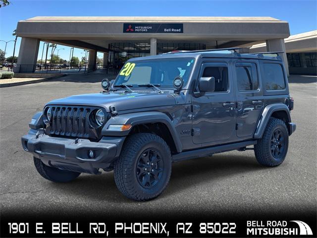 used 2020 Jeep Wrangler Unlimited car, priced at $29,987