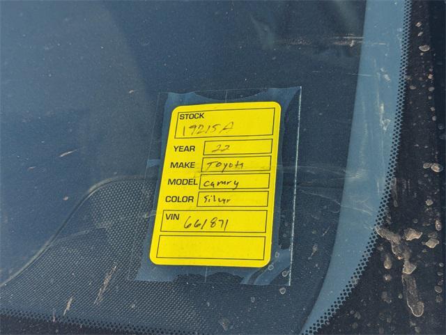 used 2022 Toyota Camry car, priced at $19,987